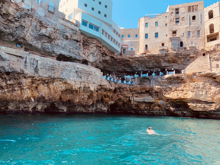 Polignano a Mare: Cave Boat Tour with Aperitif - Grotticella Sella and the swimming stop