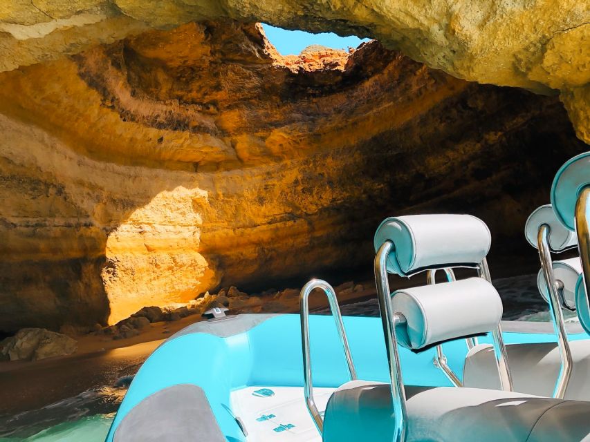 Portimão: Benagil Cave and Praia de Marinha Boat Tour - Benagil Cave and the rock shapes beyond it