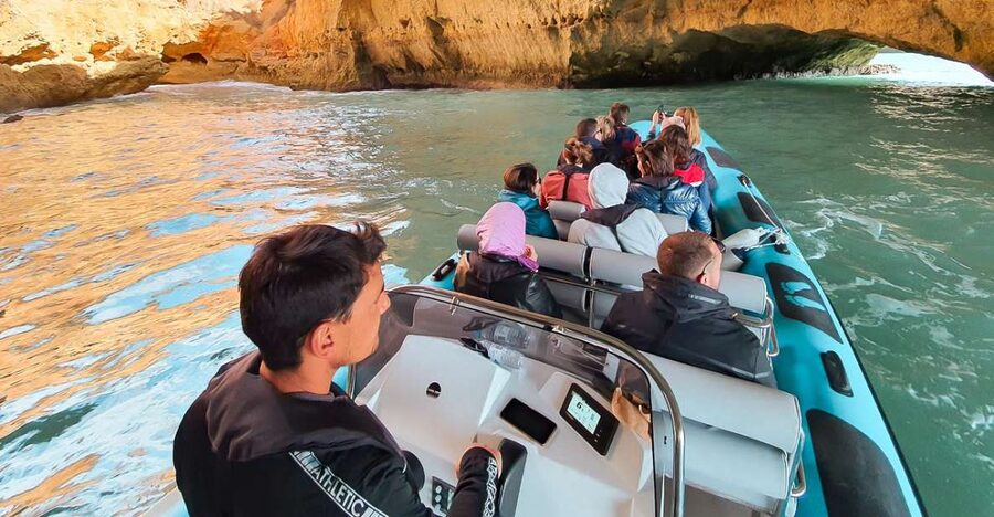 Portimão: Benagil Cave and Praia de Marinha Boat Tour - Meeting at Portimão’s old convent ruins