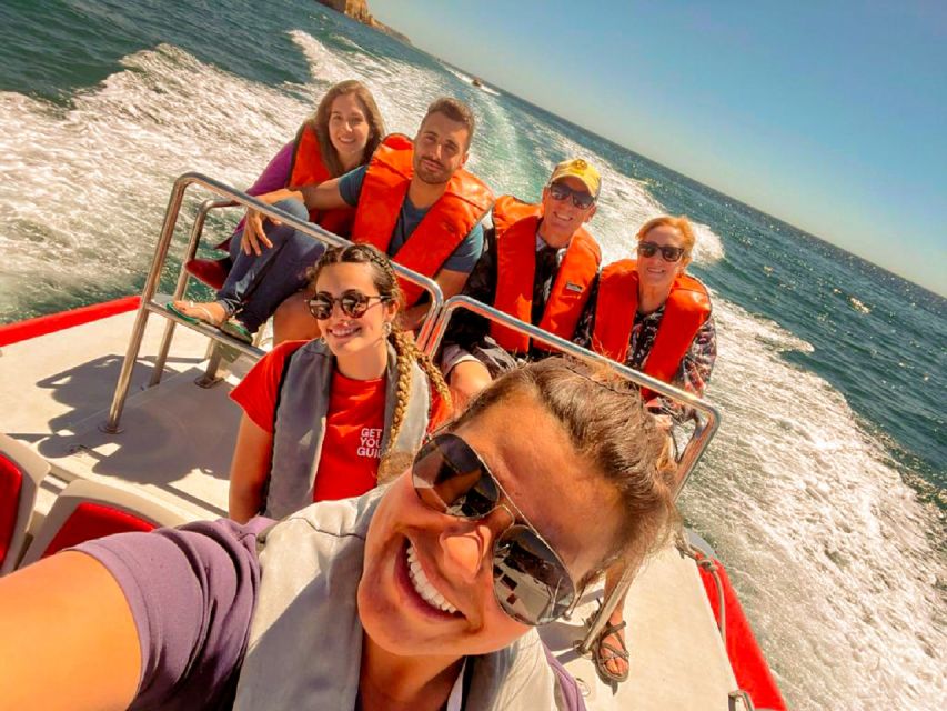 Portimão: Carvalho & Marinha Beach, Benagil Cave Boat Tour - A fast ride past beaches and sea arches