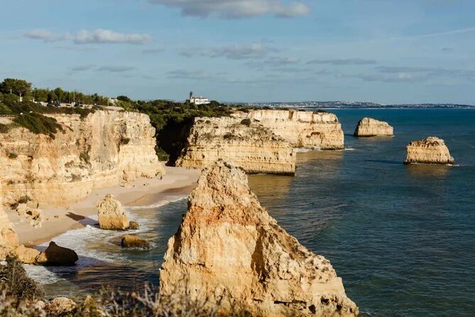 Portimão Private Boat Tour Caves Circuit and Coast Sightseeing - Leaving Portimão for the open coast