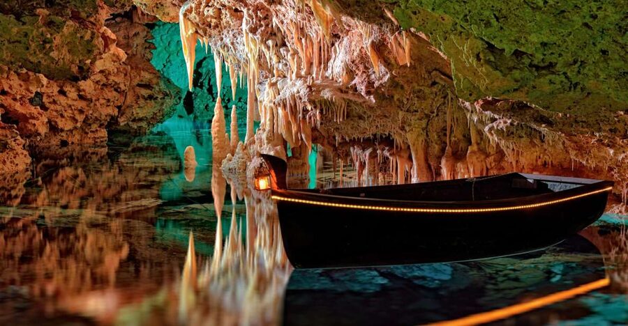 Porto Cristo: Caves of Hams Entry Ticket - The Blue Cave: history with modern lighting