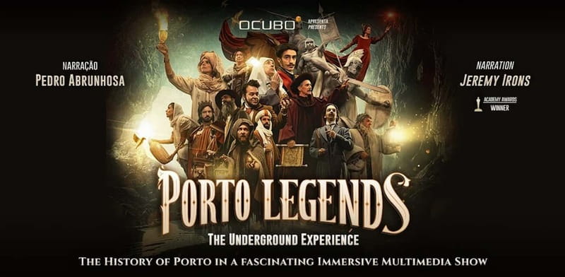 Porto Legends – The Underground Experience - Jeremy Irons and Pedro Abrunhosa set the tone