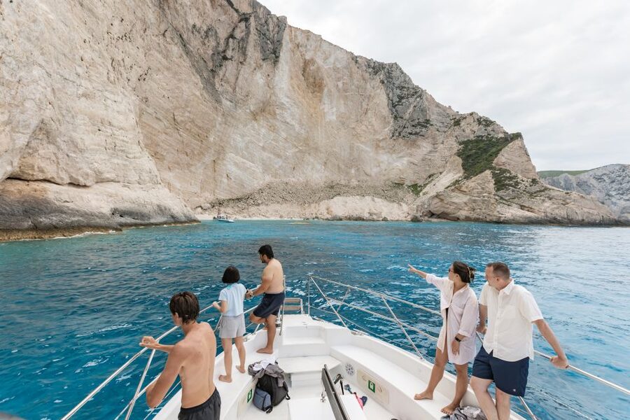 Porto Vromi: Shipwreck, Caves, & White Beach Swimming Cruise - How wind and weather can change the route