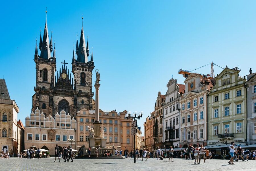 Prague: Old Town, Astronomical Clock and Underground Tour - Crossing Charles Bridge from Lesser Town