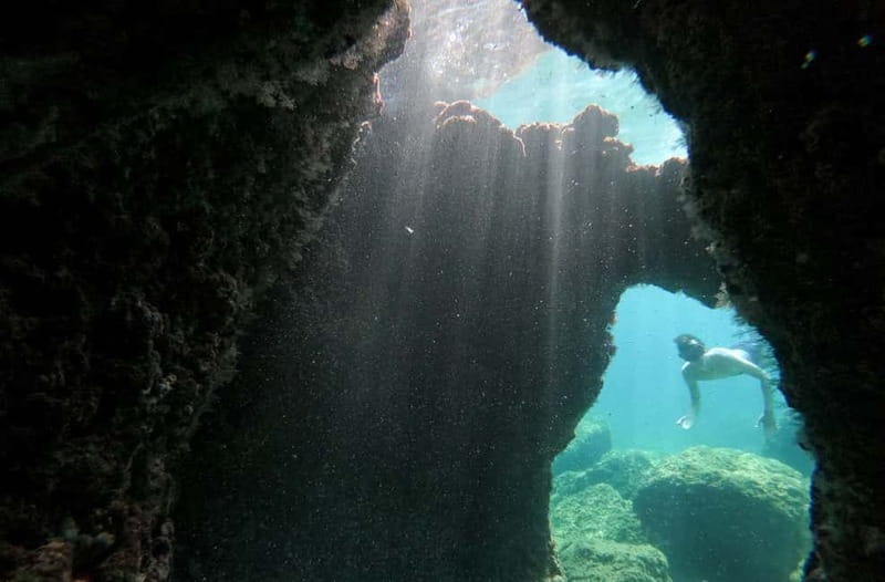 Pula: Cave Kayak, Snorkeling, Cliff Jumping All-in-one Tour - Choosing the 15-meter cliff jump