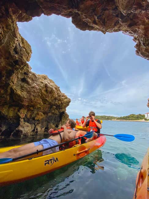 Pula: Cave Kayak Tour, Snorkeling and Island Jumping - Optional cliff jumping, with no pressure to leap