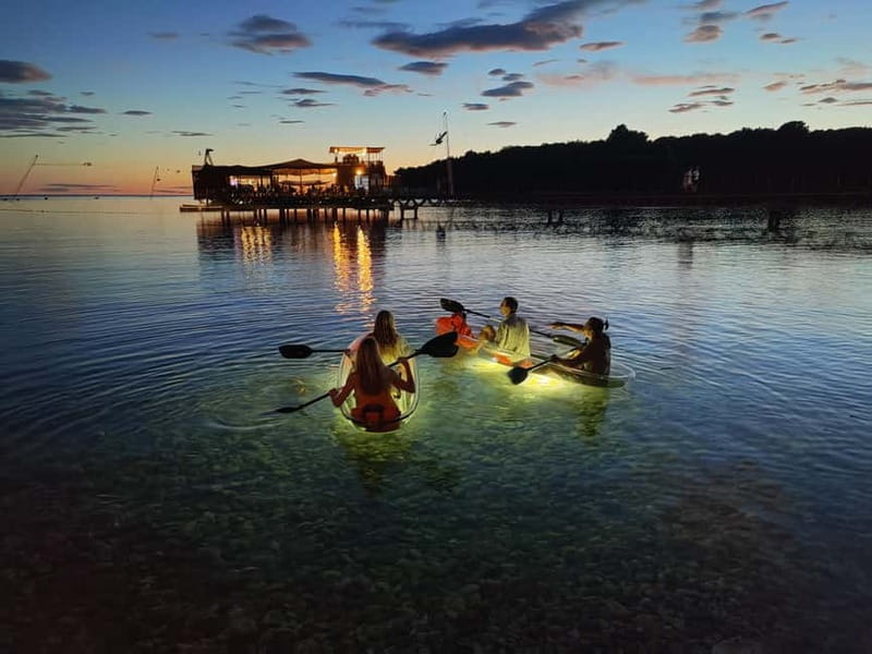 Pula: Cave Sunset/Night Tour in Transparent Kayak - Key points at a glance