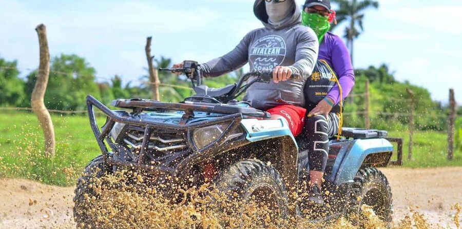 Punta Cana: Buggy or ATV Tour on the Beach and Cenote Visit - The muddy trail is the main attraction