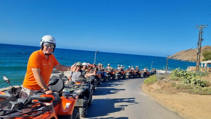 Rethymno Bali & Panormo:Quad Safari & visit Cave 57km 4hours - Views toward Psiloritis and the valley