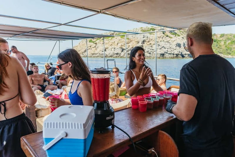 Rhodes: Anthony Quinn, Ladiko and Caves All-Inclusive Cruise - Anthony Quinn Bay, the visual highlight