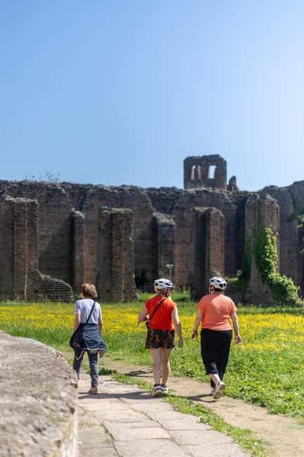 Rome: Appian Way & Aqueducts E-Bike Tour (Catacombs & Food) - The Villa of Maxentius and Cecilia Metella