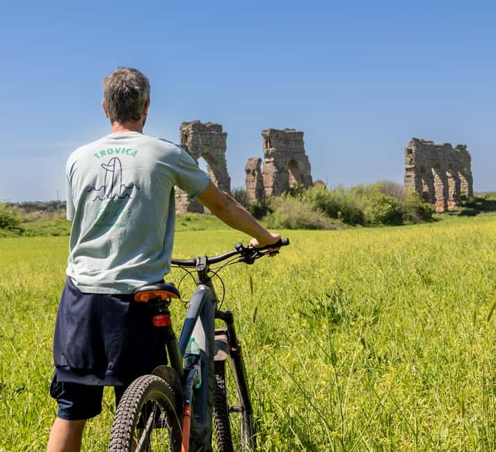 Rome: Appian Way & Aqueducts E-Bike Tour (Catacombs & Food) - Lunch or aperitivo in the countryside