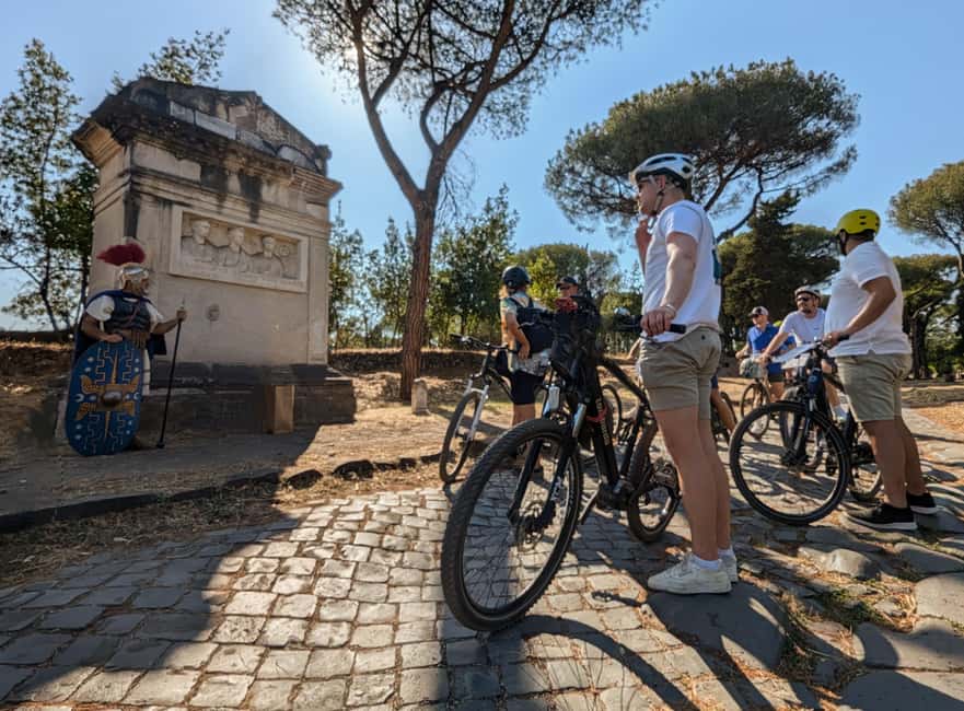 Rome: Appian Way, Catacombs & Aqueducts by eBike + Transfer - From Viale Aventino to the Appian Way