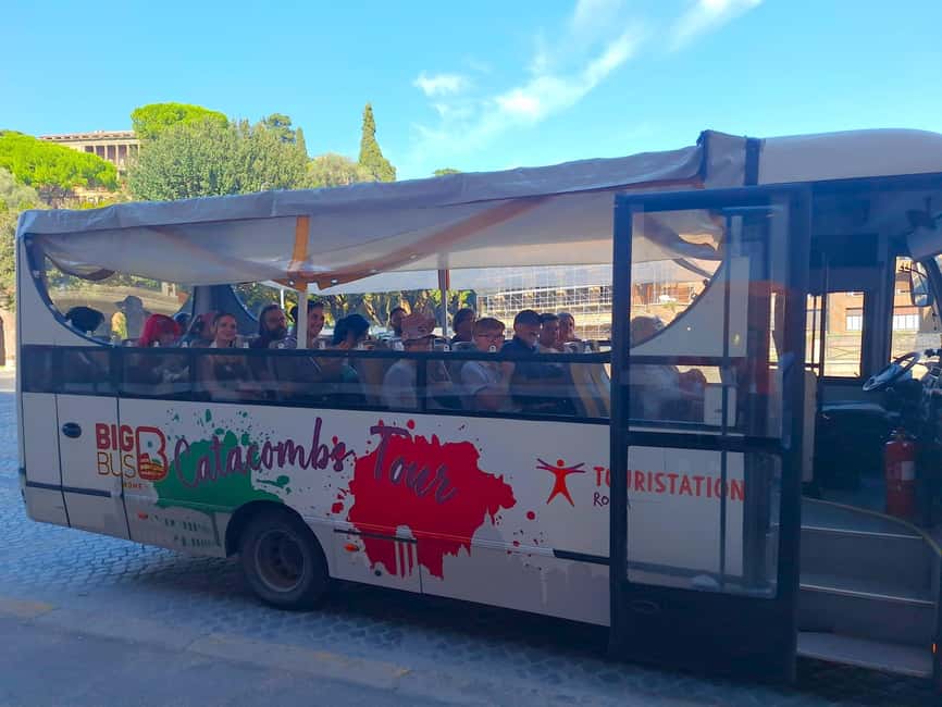 Rome: Catacombs Guided Tour with Transfer - The open bus ride to the catacombs