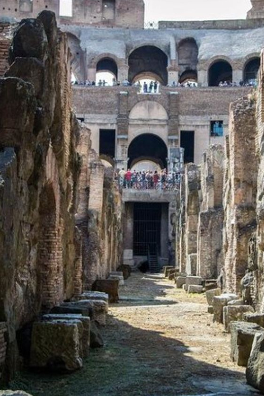 Rome: Colosseum Tour with Underground and Arena Floor Access - Walking Across the Arena Floor