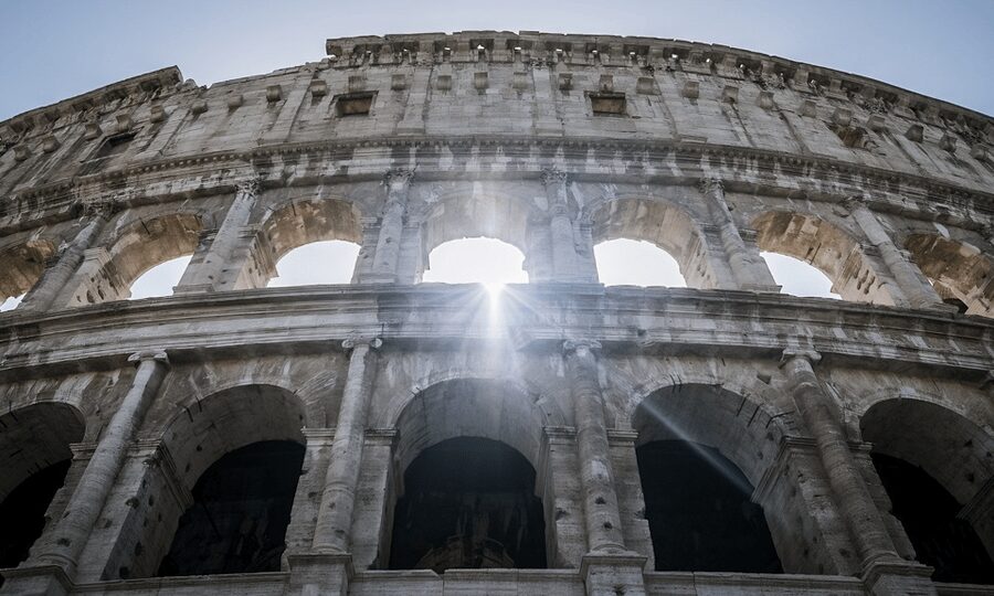 Rome: Colosseum Underground and Arena Floor Tour - Looking into the underground chambers