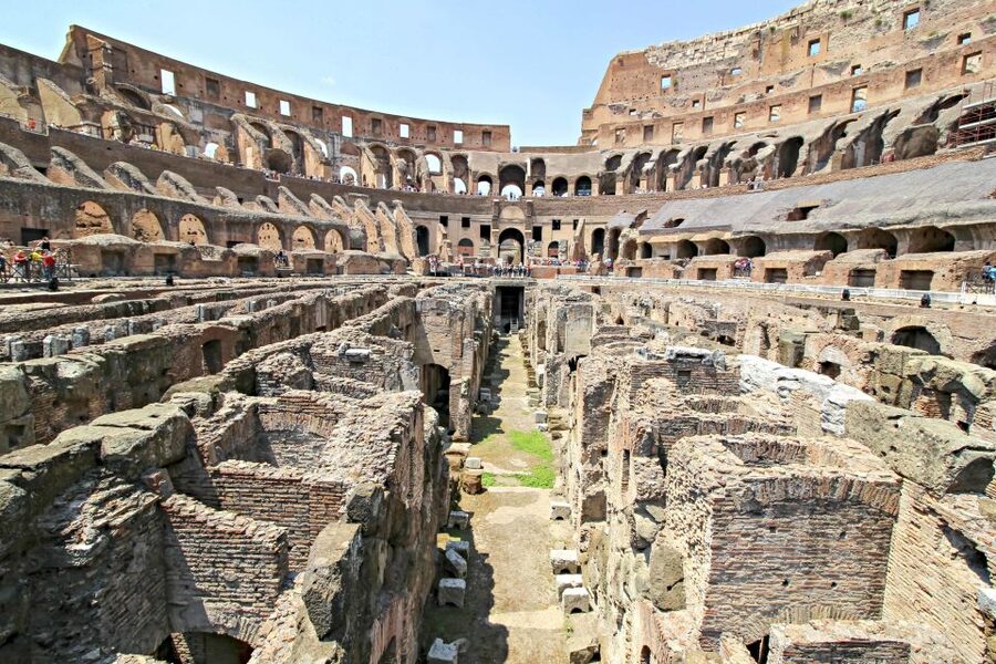 Rome: Colosseum Underground, Arena & Forum Tour - Entering the Colosseum through the Arena