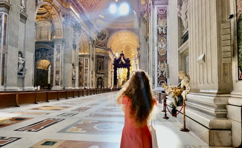 Rome: Guided Tour of St. Peter's Basilica, Grottoes & Square - The Dome is not included