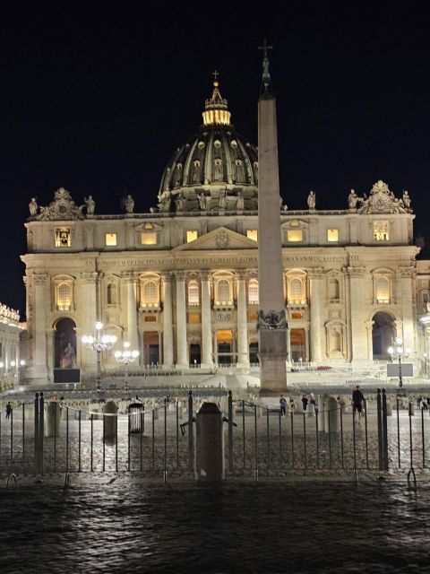 Rome: St. Peter's Basilica and Papal Grottoes Guided Tour - Inside the basilica: marble, gold, and enormous scale