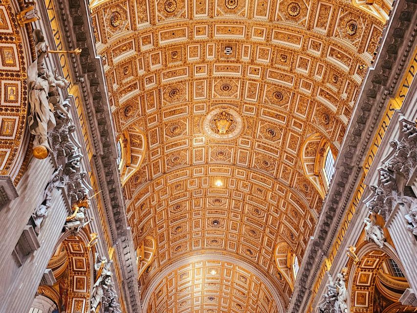 Rome: St. Peter's Basilica, Dome, and Vatican Grottoes Tour - Inside St. Peter’s Basilica