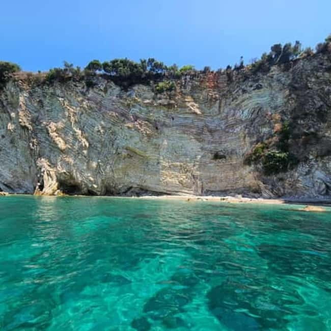 Sarandë: Boat Tour at Kroreza & Hidden Caves with Snorkeling - Krorez Beach and the three-hour beach break