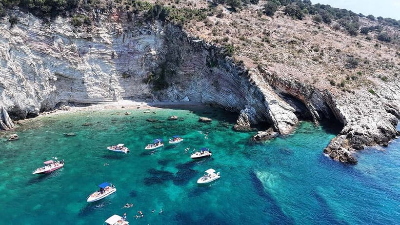 Sarandë: Boat Tour Turtle Cave Kakome & Krorez Snorkeling - What to pack for a comfortable half-day