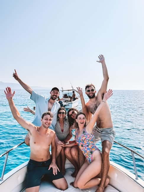 Sarandë: Boat Tour Turtle Cave Kakome & Krorez Snorkeling - Turtle Cave and the first photo stops