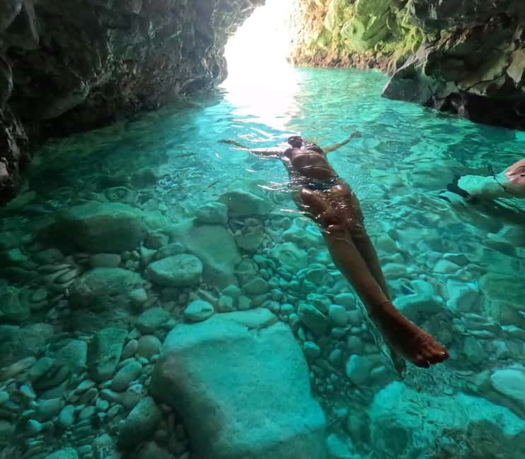 Secret Blue Cave & Grama Bay - Speed Boat Tour - Grama Bay gives you time to slow down