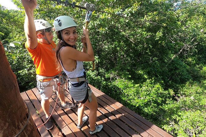 Selva Maya Eco Adventure Park: Ziplining, Hanging Bridges, Rappelling and Cenote - Nine ziplines and bridges above the trees
