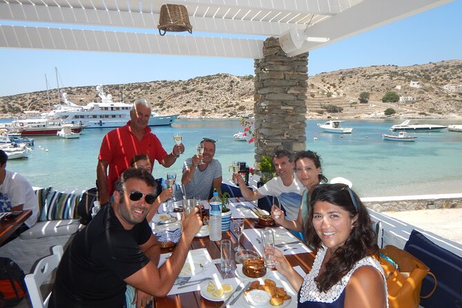 Semi-private Antiparos & Caves Blue Lagoon OR Rina Cave & Small Cyclades - Food, wine, and the lunch question