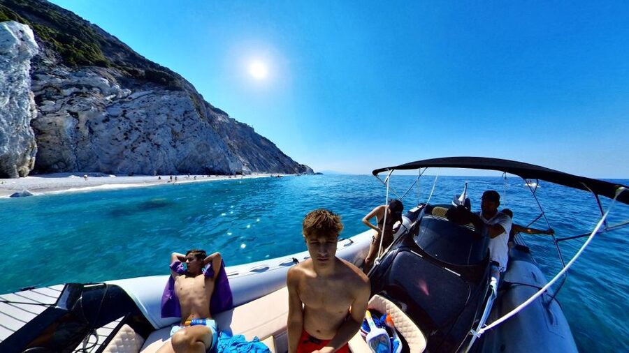Skiathos: Private Lalaria Beach and Caves Speedboat Tour - The Blue Cave and the best snorkeling