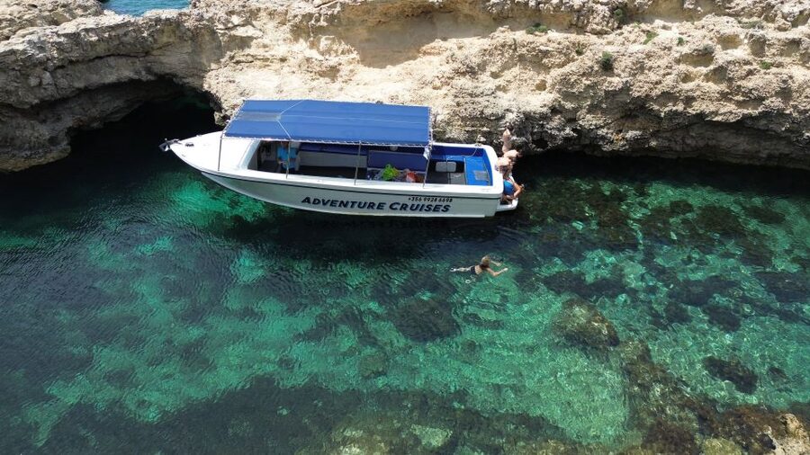 Sliema: Boat Trip to Comino Blue Lagoon, Gozo, and Caves - Blue Lagoon and time on Comino