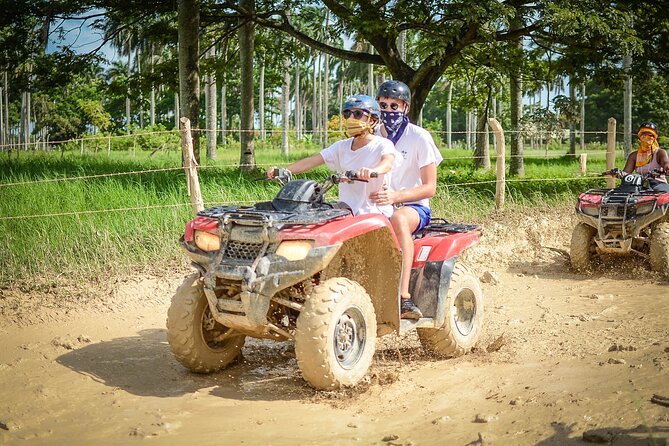Small group ATV Adventure to Water Cave and Macao Beach - Riding through the Dominican countryside