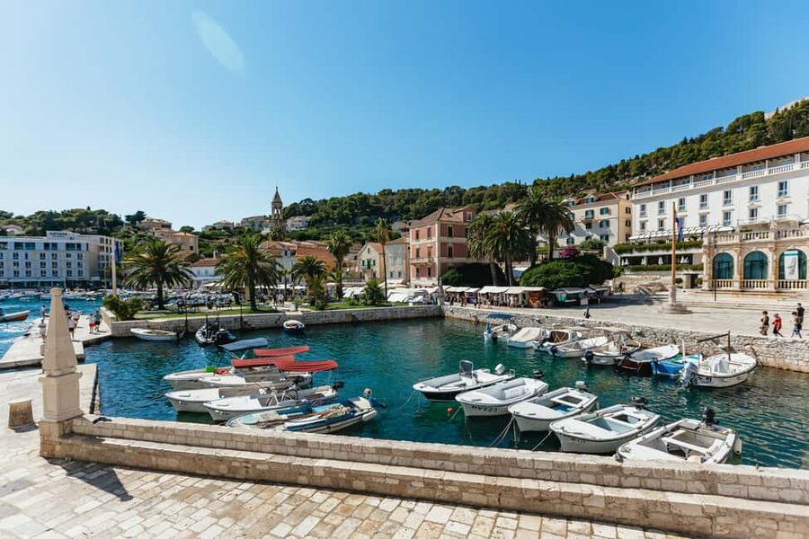 Split/Trogir: Blue Cave, Mamma Mia, Hvar and 5 Island Tour - The first run to Biševo and the Blue Cave