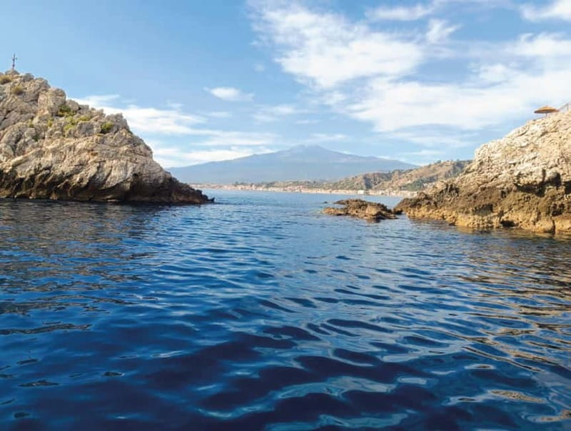 Taormina and Giardini Naxos: 2 Hour Dolphin Tour & Grotto - Isola Bella, a 15-minute photo stop
