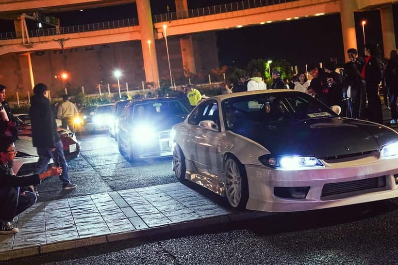 Tokyo: Legendary JDM CAR Daikoku Underground Meetup - APIT Shinonome is more than a quick shop stop