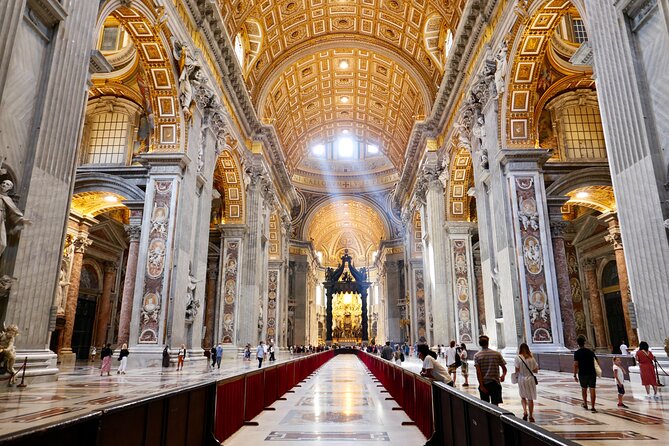 Tour of St Peter's Basilica with Dome Climb and Grottoes - The dome climb and Rome from 136 meters