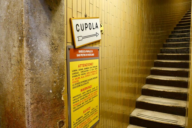 Tour of St Peter's Basilica with Dome Climb and Grottoes - Price, group size, and time value