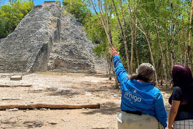 Tulum & Coba with Cenote, Cave Exploration, Lunch & Tastings - Tulum on the Caribbean cliff