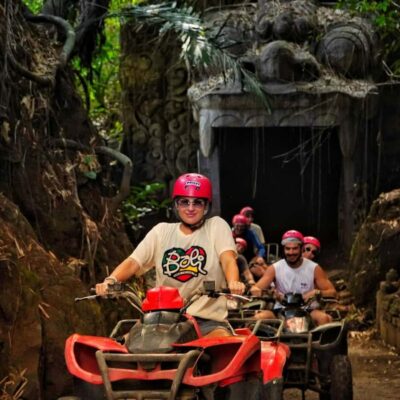 Ubud: Quad ATV Waterfalls & Barong Caves