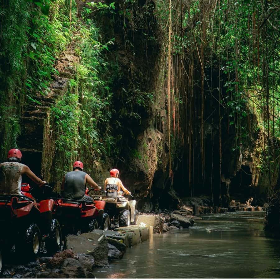 Ubud: Quad ATV Waterfalls & Barong Caves - Who will enjoy this most