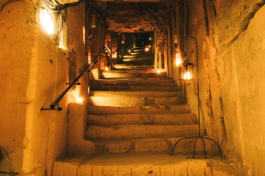 Valkenburg: Cave Biking Underground Bike Tour - Starting at the yellow limestone house
