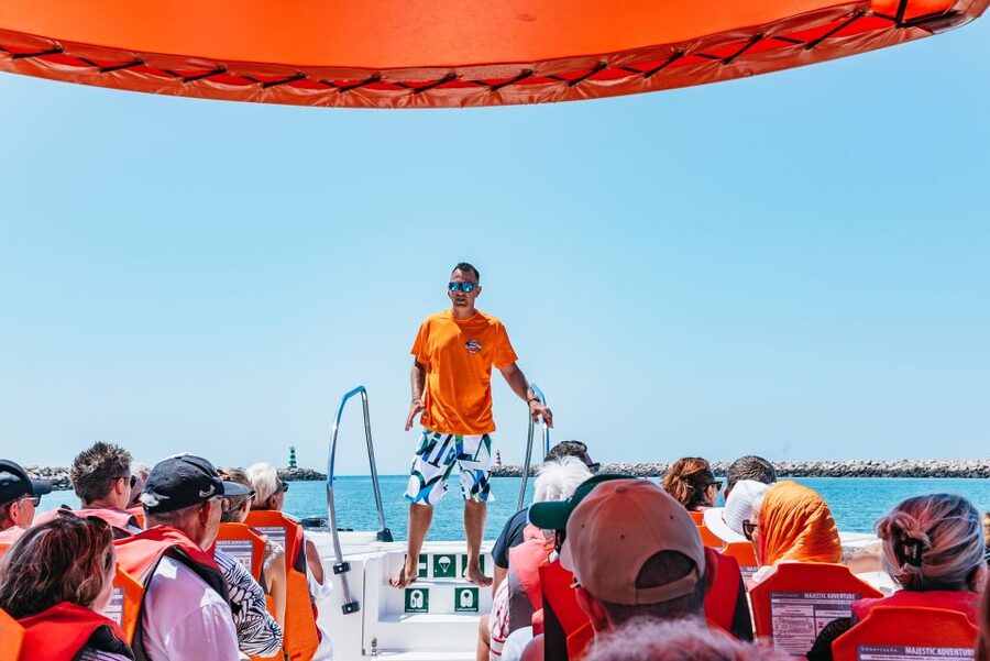 Vilamoura: Benagil Cave Boat Tour with Entry&Dolphin search - FAQ