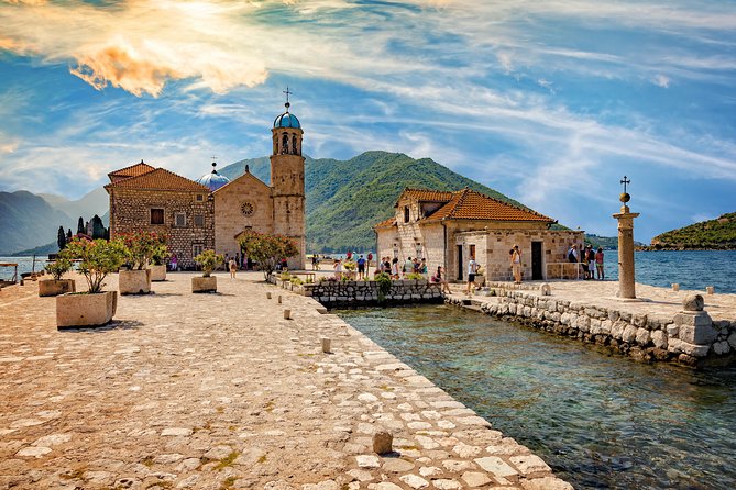 VIP Private Charter: Blue Cave & Lady of the Rocks (Flexible) - Passing Perast, the bay’s Venetian-era town