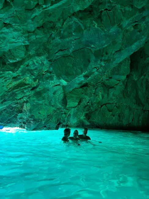 Vlora: Blue Cave and Grama Bay Full-Day Speedboat Tour - The Blue Cave is the day’s visual high point
