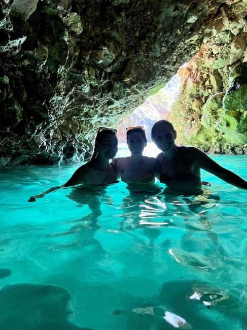 Vlora: Blue Cave and Grama Bay Full-Day Speedboat Tour - Church Cave links scenery with an old chapel