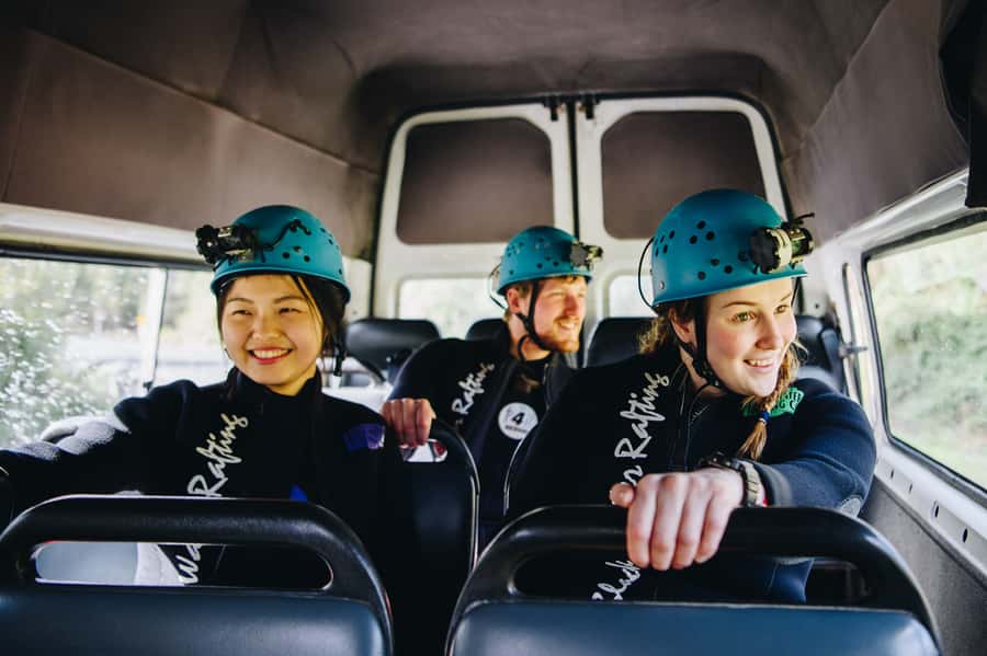 Waitomo Caves: Labyrinth Black Water Rafting Experience - Getting into the wetsuit and the water