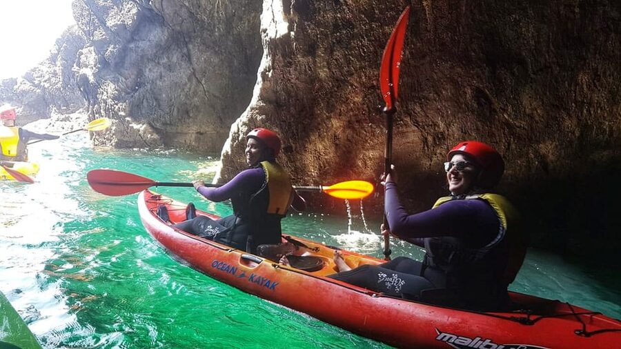Wexford: Hook Peninsula Sea Cave Kayaking Experience - The mid-tour break and what is included