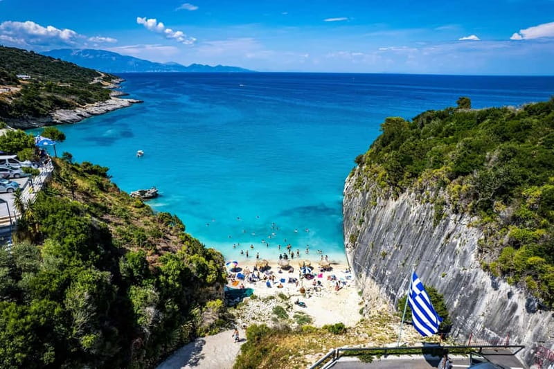 Zakinthos: Shipwreck Beach and Blue Caves Land and Sea Tour - Bohali Hill gives you the first big view